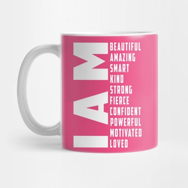 I Am Loved Shirt, I Am Strong Tee, Best Mom Shirt, I Am Beautiful Shirt, Motivational Shirt, Inspirational Shirt, Confident Women T-Shirt by Ksarter